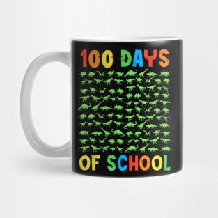 100th DAY OF SCHOOL Teacher Kids 100 Days Dinosaurs Mug